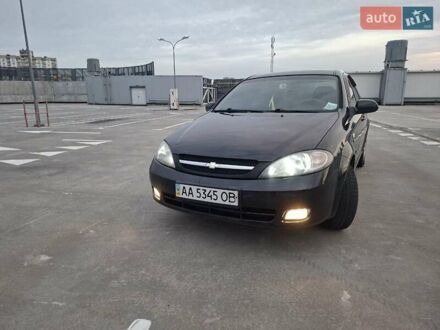 Черный Шевроле Лачетти, объемом двигателя 1.6 л и пробегом 217 тыс. км за 4000 $, фото 1 на Automoto.ua