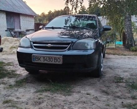 Черный Шевроле Лачетти, объемом двигателя 1.8 л и пробегом 386 тыс. км за 2200 $, фото 1 на Automoto.ua