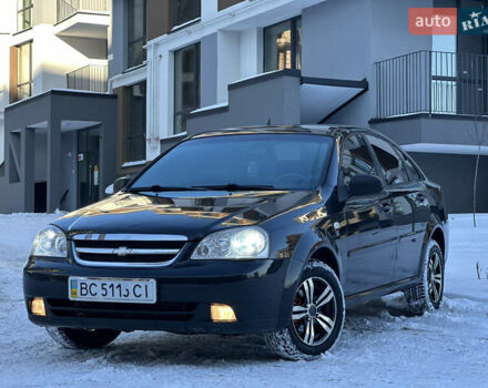 Черный Шевроле Лачетти, объемом двигателя 1.6 л и пробегом 188 тыс. км за 4199 $, фото 1 на Automoto.ua