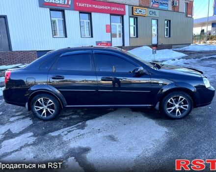 Черный Шевроле Лачетти, объемом двигателя 1.8 л и пробегом 143 тыс. км за 4700 $, фото 1 на Automoto.ua