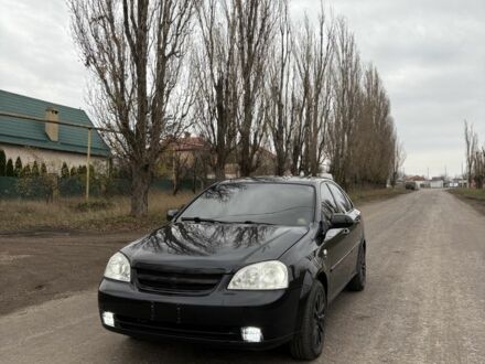 Черный Шевроле Лачетти, объемом двигателя 1.6 л и пробегом 190 тыс. км за 4000 $, фото 1 на Automoto.ua