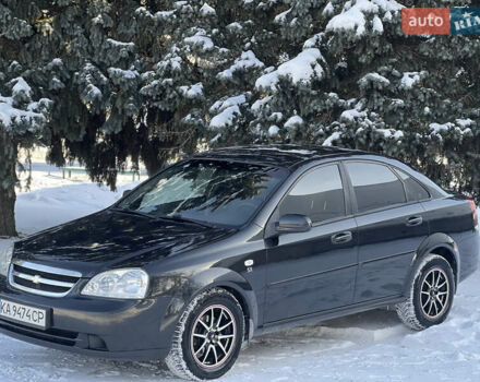 Черный Шевроле Лачетти, объемом двигателя 1.8 л и пробегом 178 тыс. км за 5250 $, фото 1 на Automoto.ua