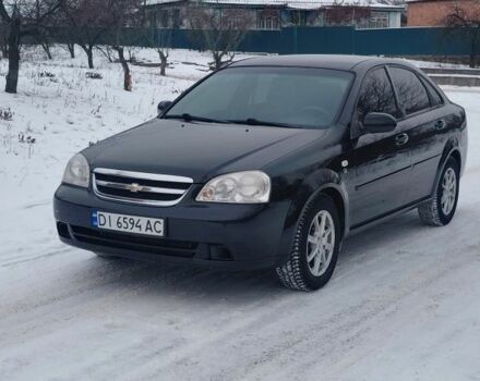 Черный Шевроле Лачетти, объемом двигателя 1.8 л и пробегом 163 тыс. км за 4650 $, фото 1 на Automoto.ua