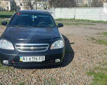 Черный Шевроле Лачетти, объемом двигателя 1.8 л и пробегом 134 тыс. км за 5600 $, фото 1 на Automoto.ua
