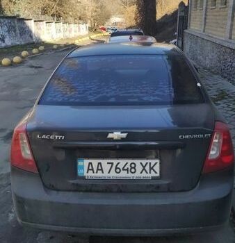 Черный Шевроле Лачетти, объемом двигателя 1.8 л и пробегом 304 тыс. км за 4800 $, фото 1 на Automoto.ua