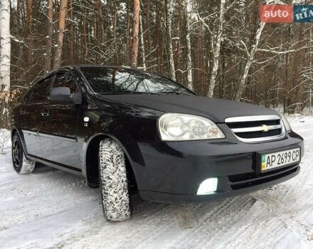 Черный Шевроле Лачетти, объемом двигателя 1.8 л и пробегом 255 тыс. км за 5950 $, фото 1 на Automoto.ua