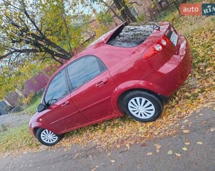 Красный Шевроле Лачетти, объемом двигателя 1.6 л и пробегом 141 тыс. км за 3399 $, фото 2 на Automoto.ua
