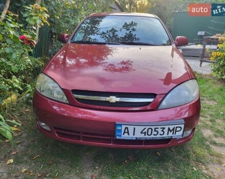 Красный Шевроле Лачетти, объемом двигателя 1.8 л и пробегом 110 тыс. км за 4500 $, фото 6 на Automoto.ua