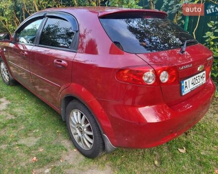 Красный Шевроле Лачетти, объемом двигателя 1.8 л и пробегом 110 тыс. км за 4500 $, фото 8 на Automoto.ua