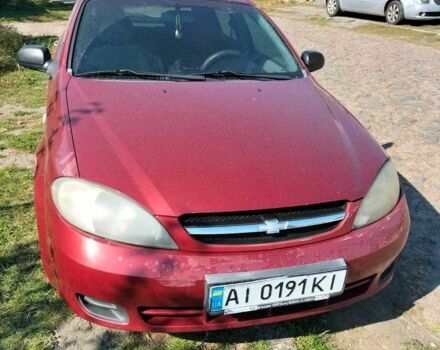 Красный Шевроле Лачетти, объемом двигателя 1.6 л и пробегом 303 тыс. км за 3300 $, фото 6 на Automoto.ua