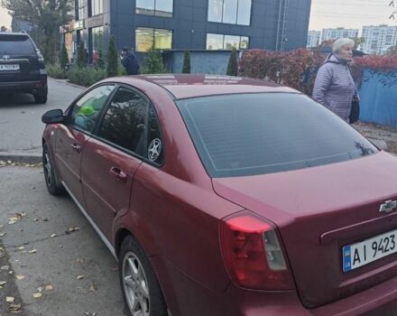 Красный Шевроле Лачетти, объемом двигателя 1.8 л и пробегом 287 тыс. км за 3300 $, фото 2 на Automoto.ua