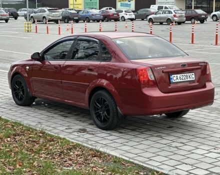 Красный Шевроле Лачетти, объемом двигателя 1.8 л и пробегом 230 тыс. км за 3550 $, фото 4 на Automoto.ua