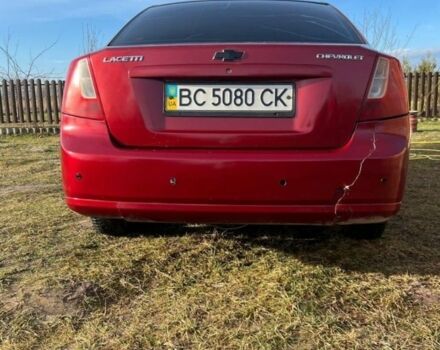 Красный Шевроле Лачетти, объемом двигателя 1.8 л и пробегом 328 тыс. км за 1800 $, фото 6 на Automoto.ua