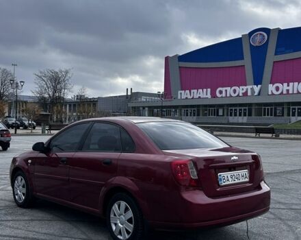 Красный Шевроле Лачетти, объемом двигателя 1.6 л и пробегом 222 тыс. км за 3999 $, фото 3 на Automoto.ua