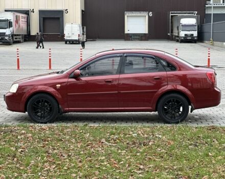 Красный Шевроле Лачетти, объемом двигателя 1.8 л и пробегом 230 тыс. км за 3550 $, фото 5 на Automoto.ua