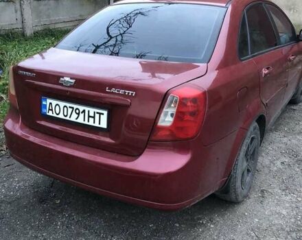 Красный Шевроле Лачетти, объемом двигателя 1.8 л и пробегом 250 тыс. км за 2700 $, фото 2 на Automoto.ua