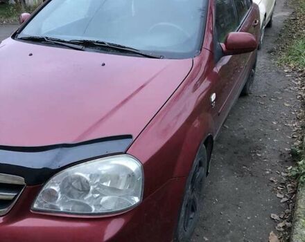 Красный Шевроле Лачетти, объемом двигателя 1.8 л и пробегом 250 тыс. км за 2700 $, фото 1 на Automoto.ua