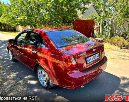 Красный Шевроле Лачетти, объемом двигателя 1.8 л и пробегом 185 тыс. км за 3900 $, фото 2 на Automoto.ua
