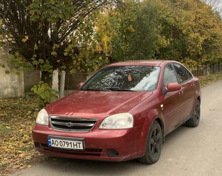 Красный Шевроле Лачетти, объемом двигателя 1.8 л и пробегом 250 тыс. км за 1850 $, фото 1 на Automoto.ua