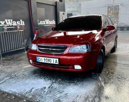 Красный Шевроле Лачетти, объемом двигателя 1.8 л и пробегом 211 тыс. км за 5200 $, фото 1 на Automoto.ua