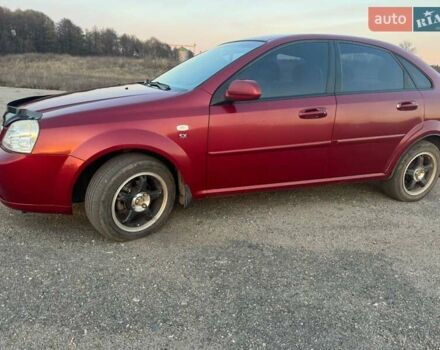 Красный Шевроле Лачетти, объемом двигателя 1.8 л и пробегом 189 тыс. км за 4200 $, фото 13 на Automoto.ua