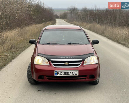 Красный Шевроле Лачетти, объемом двигателя 1.6 л и пробегом 223 тыс. км за 3700 $, фото 4 на Automoto.ua