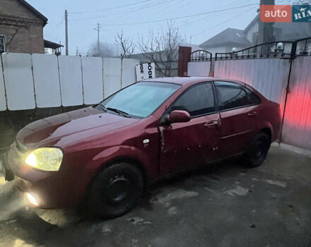 Красный Шевроле Лачетти, объемом двигателя 1.8 л и пробегом 305 тыс. км за 1850 $, фото 4 на Automoto.ua