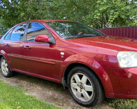 Червоний Шевроле Лачетті, об'ємом двигуна 1.6 л та пробігом 284 тис. км за 4200 $, фото 2 на Automoto.ua