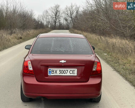 Красный Шевроле Лачетти, объемом двигателя 1.6 л и пробегом 223 тыс. км за 3700 $, фото 15 на Automoto.ua