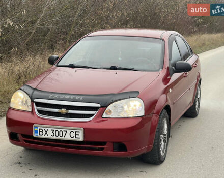 Красный Шевроле Лачетти, объемом двигателя 1.6 л и пробегом 223 тыс. км за 3700 $, фото 6 на Automoto.ua