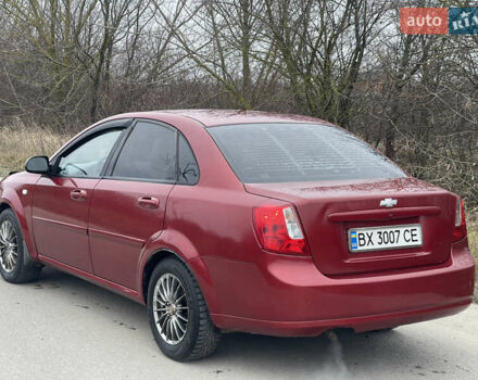 Красный Шевроле Лачетти, объемом двигателя 1.6 л и пробегом 223 тыс. км за 3700 $, фото 12 на Automoto.ua