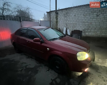 Красный Шевроле Лачетти, объемом двигателя 1.8 л и пробегом 305 тыс. км за 1850 $, фото 1 на Automoto.ua