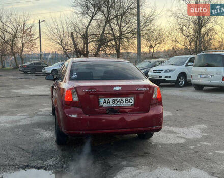 Красный Шевроле Лачетти, объемом двигателя 1.8 л и пробегом 305 тыс. км за 1850 $, фото 4 на Automoto.ua