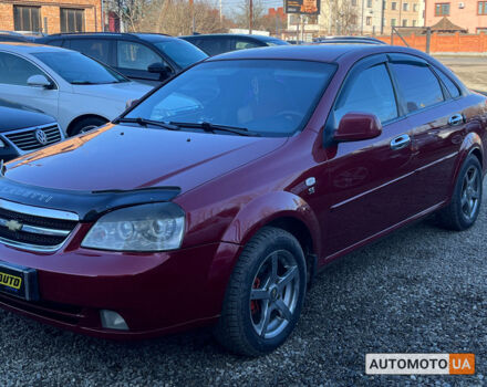 Красный Шевроле Лачетти, объемом двигателя 1.6 л и пробегом 256 тыс. км за 4300 $, фото 2 на Automoto.ua