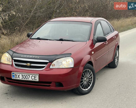 Красный Шевроле Лачетти, объемом двигателя 1.6 л и пробегом 223 тыс. км за 3700 $, фото 2 на Automoto.ua