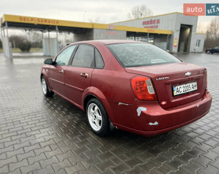 Красный Шевроле Лачетти, объемом двигателя 1.6 л и пробегом 255 тыс. км за 3600 $, фото 19 на Automoto.ua
