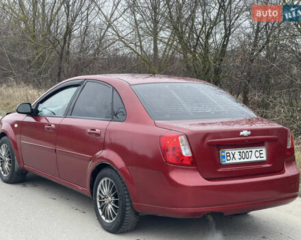 Красный Шевроле Лачетти, объемом двигателя 1.6 л и пробегом 223 тыс. км за 3700 $, фото 13 на Automoto.ua