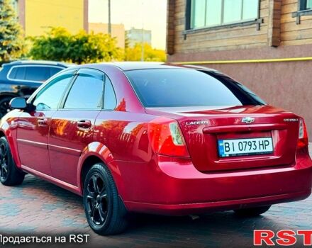 Красный Шевроле Лачетти, объемом двигателя 1.8 л и пробегом 195 тыс. км за 4300 $, фото 7 на Automoto.ua