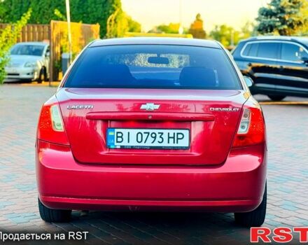 Красный Шевроле Лачетти, объемом двигателя 1.8 л и пробегом 195 тыс. км за 4300 $, фото 6 на Automoto.ua