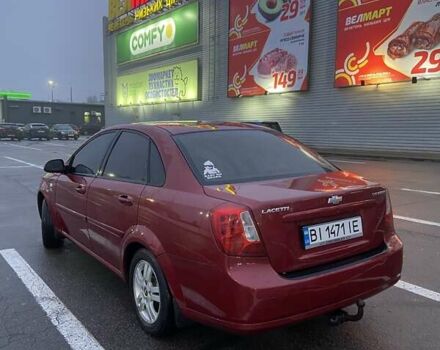 Красный Шевроле Лачетти, объемом двигателя 1.8 л и пробегом 155 тыс. км за 5300 $, фото 2 на Automoto.ua