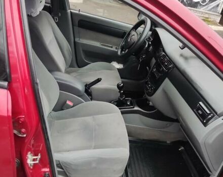 Червоний Шевроле Лачетті, об'ємом двигуна 1.6 л та пробігом 224 тис. км за 3650 $, фото 10 на Automoto.ua