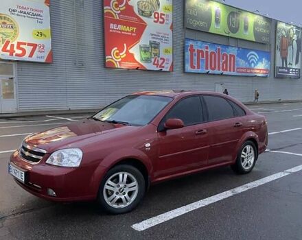 Красный Шевроле Лачетти, объемом двигателя 1.8 л и пробегом 155 тыс. км за 5300 $, фото 1 на Automoto.ua