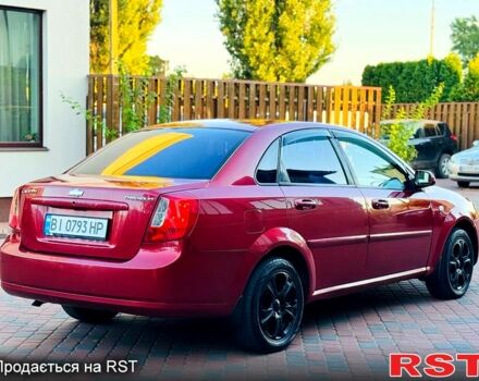 Красный Шевроле Лачетти, объемом двигателя 1.8 л и пробегом 195 тыс. км за 4300 $, фото 4 на Automoto.ua