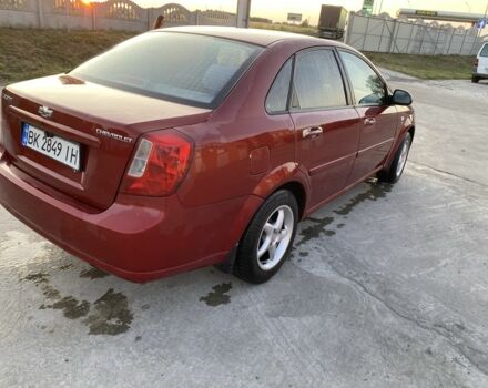 Красный Шевроле Лачетти, объемом двигателя 1.6 л и пробегом 220 тыс. км за 3600 $, фото 9 на Automoto.ua