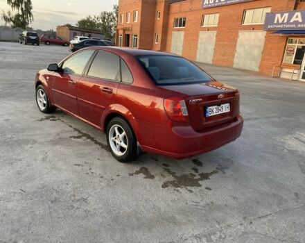 Красный Шевроле Лачетти, объемом двигателя 1.6 л и пробегом 220 тыс. км за 3600 $, фото 7 на Automoto.ua