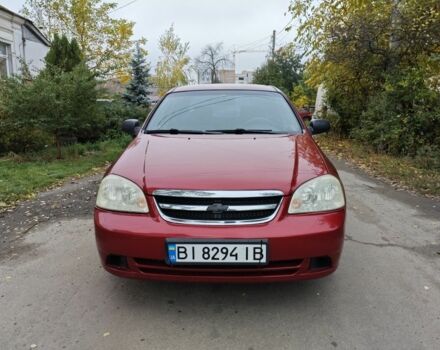 Красный Шевроле Лачетти, объемом двигателя 1.6 л и пробегом 231 тыс. км за 3400 $, фото 1 на Automoto.ua