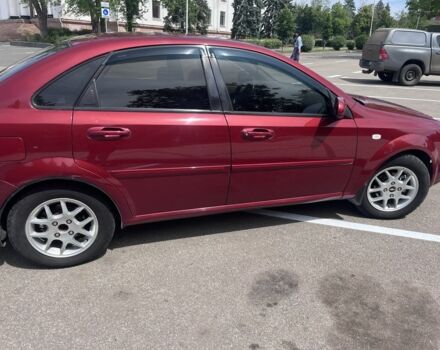 Красный Шевроле Лачетти, объемом двигателя 1.8 л и пробегом 205 тыс. км за 4300 $, фото 3 на Automoto.ua