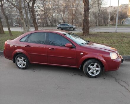 Червоний Шевроле Лачетті, об'ємом двигуна 1.8 л та пробігом 281 тис. км за 3600 $, фото 1 на Automoto.ua
