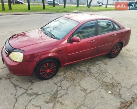 Червоний Шевроле Лачетті, об'ємом двигуна 1.8 л та пробігом 313 тис. км за 4500 $, фото 1 на Automoto.ua