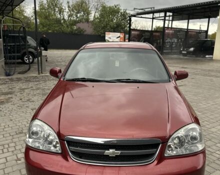Красный Шевроле Лачетти, объемом двигателя 1.8 л и пробегом 195 тыс. км за 3700 $, фото 2 на Automoto.ua